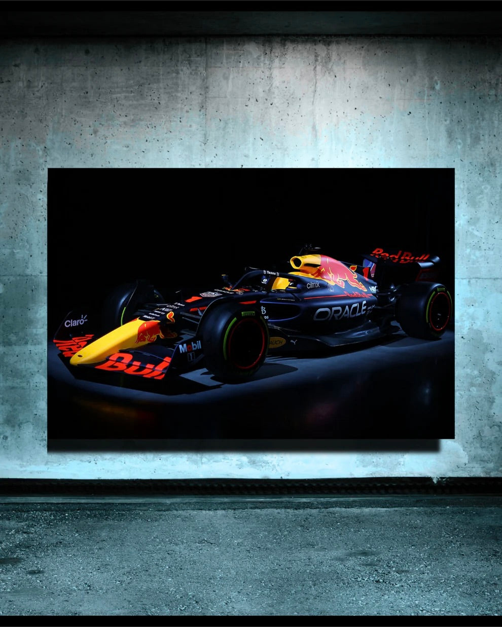 Red Bull F1 Neon Poster