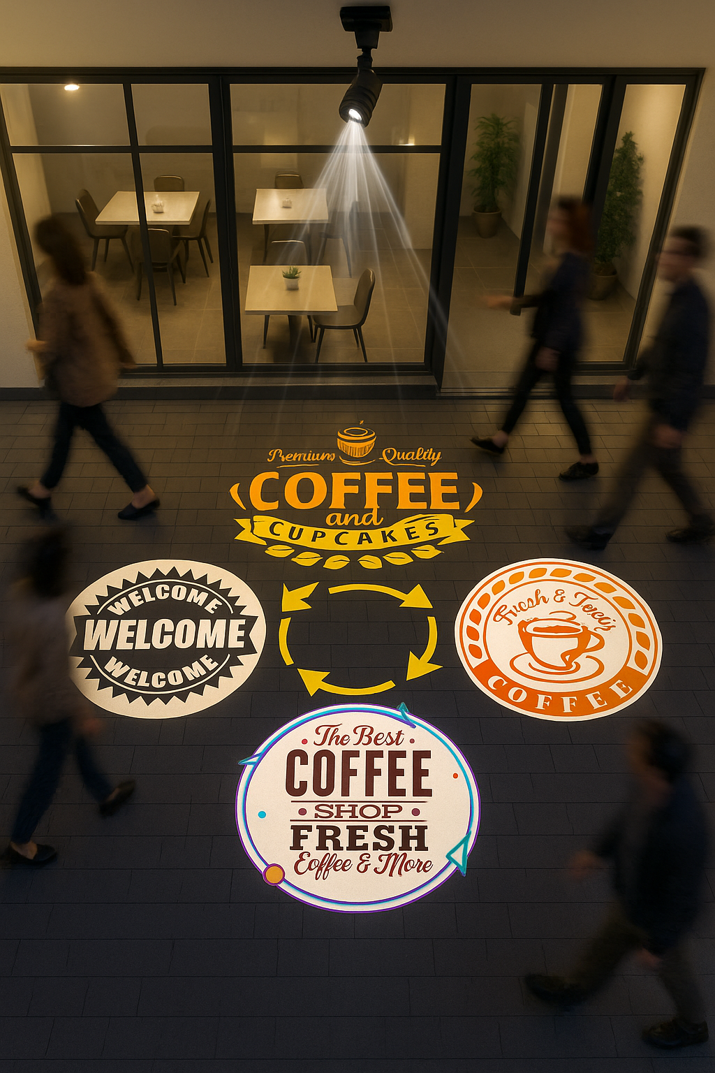 NEXA Shopfront Logo Projector