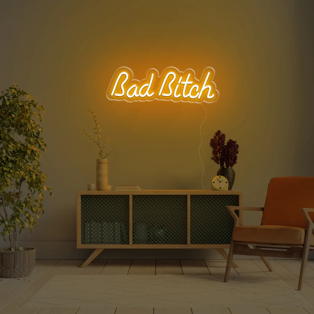 "Bad Bitch" Neon Sign