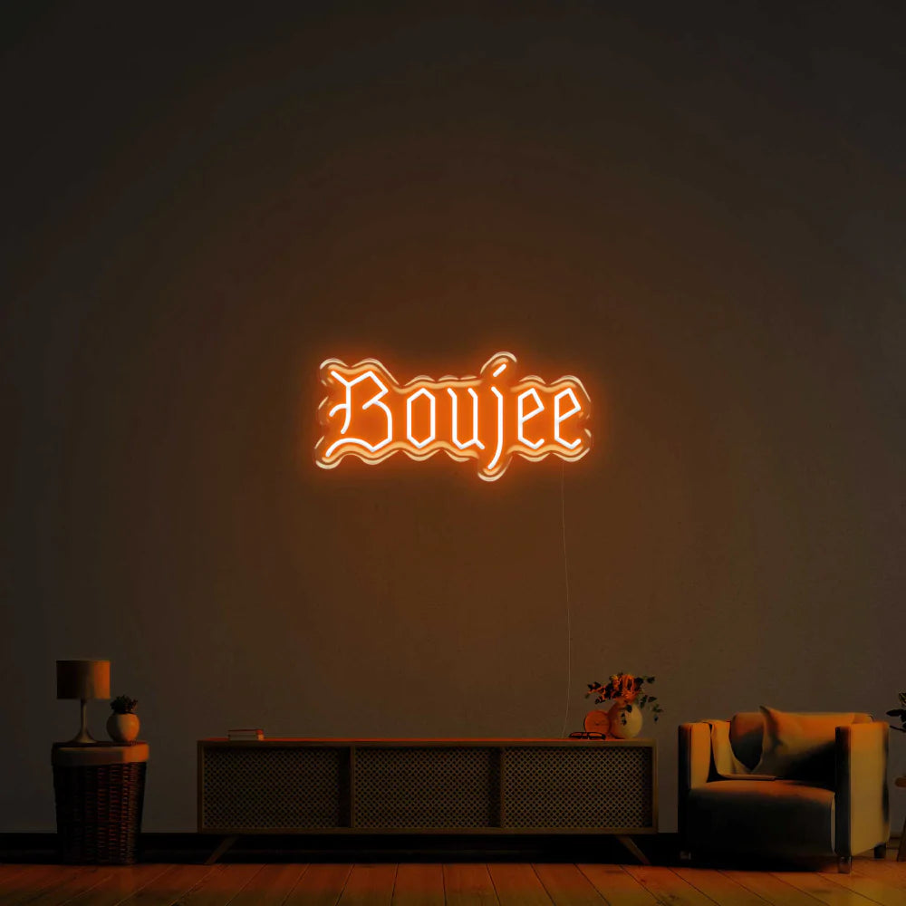 "Boujee" Neon Sign