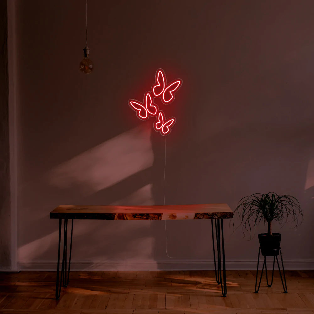 "Flutter" Neon Sign