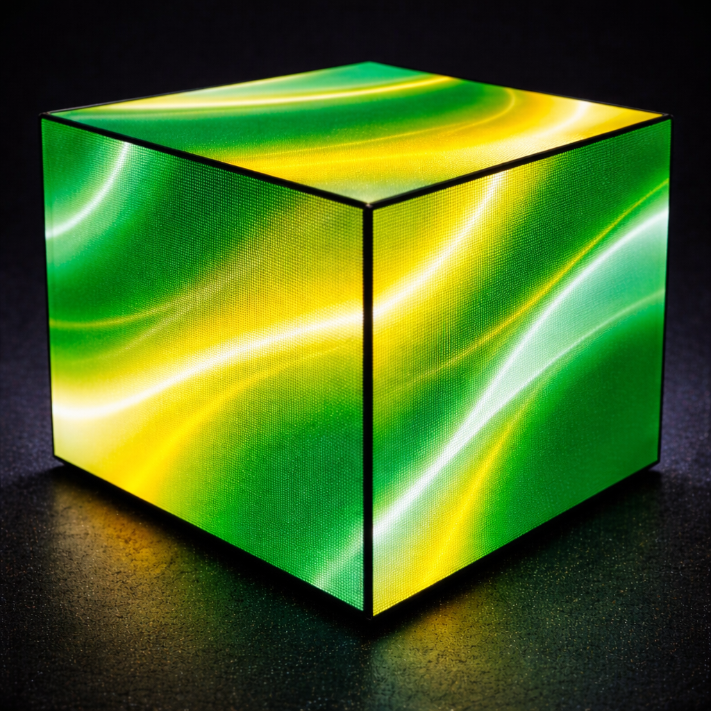 Digital Cube — 5-Sided Programmable LED Display