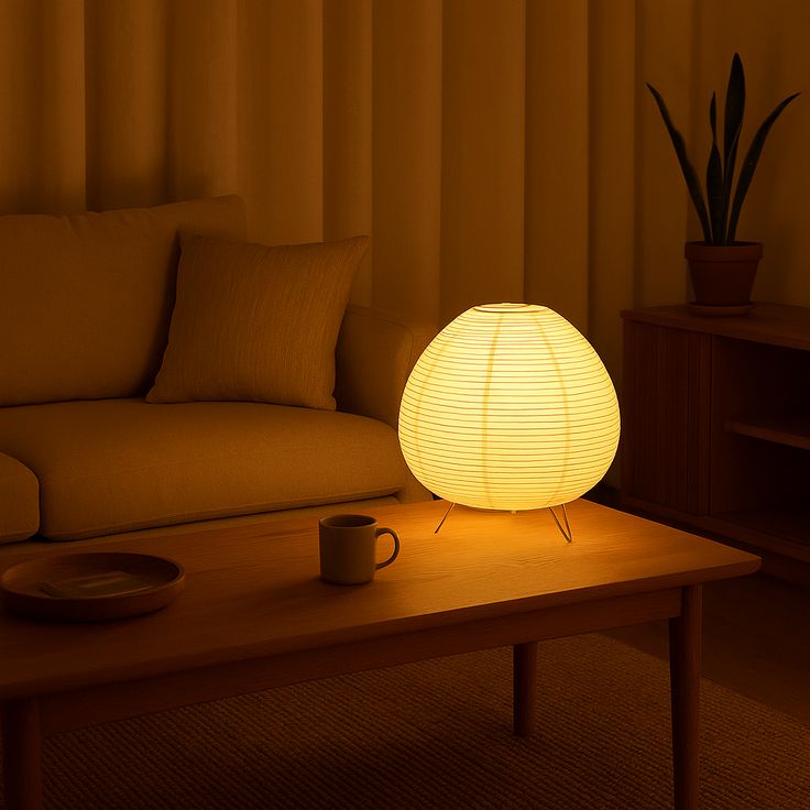 Shiro Table Lamp | Japanese Style Paper Lamp