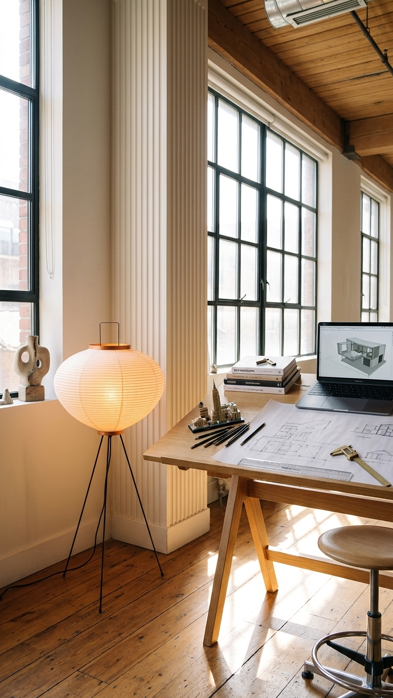 Shiro Floor Lamp | Japanese Style Paper Lamp