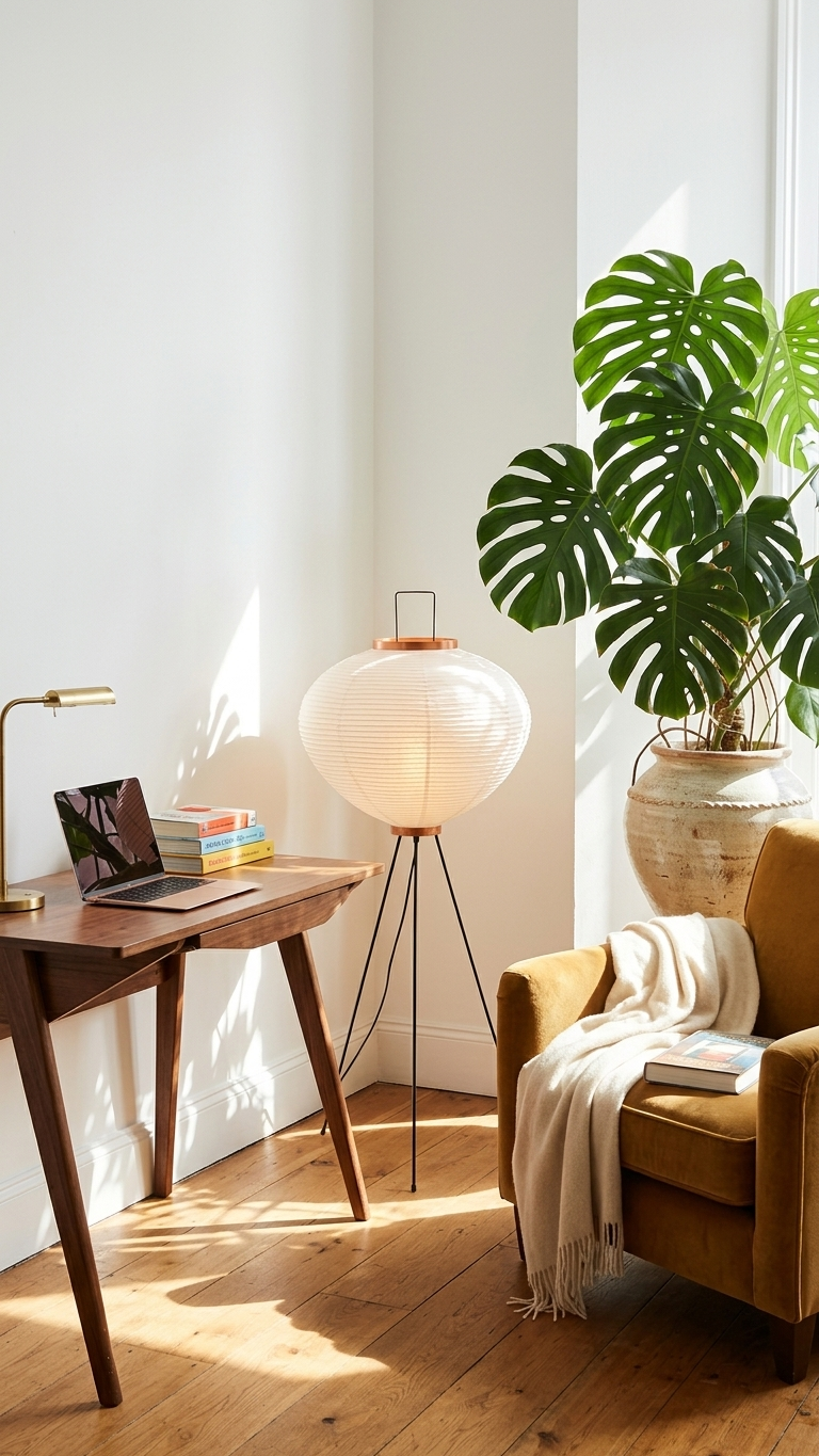 Shiro Floor Lamp | Japanese Style Paper Lamp